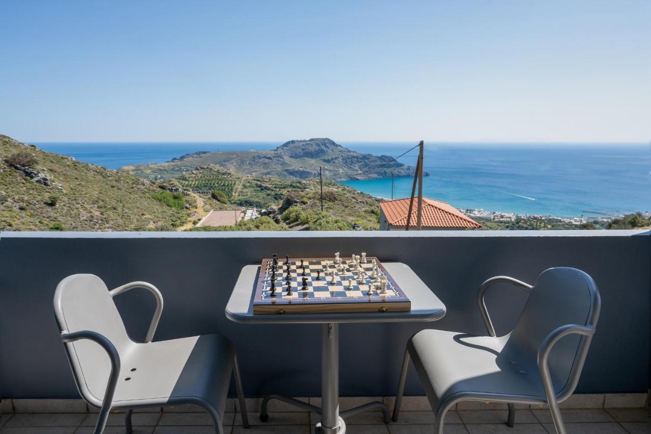 Seaview Villa Mirthios Panorama With Private Swimming Pool And Bbq! Плакиас Экстерьер фото