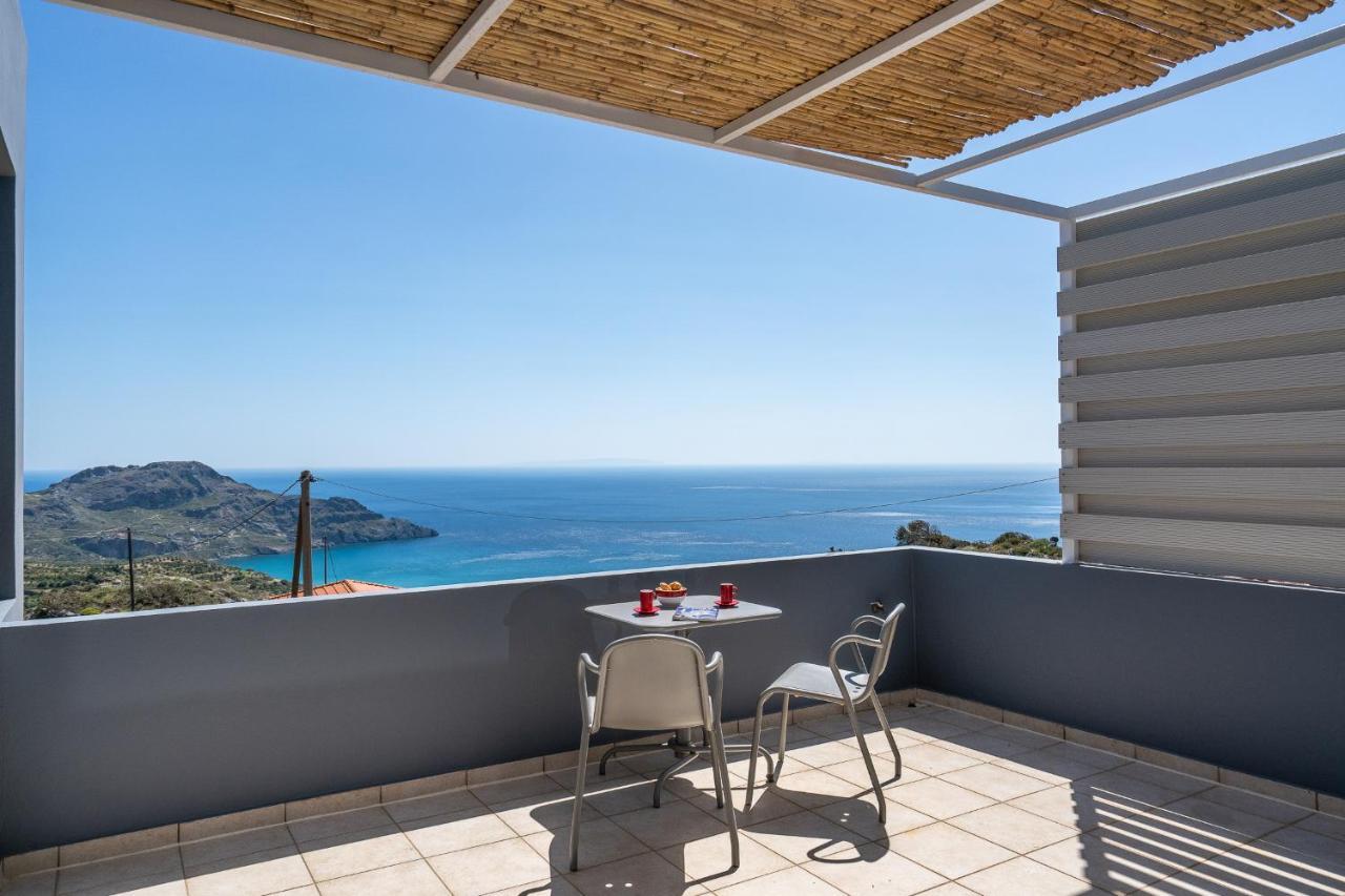 Seaview Villa Mirthios Panorama With Private Swimming Pool And Bbq! Плакиас Экстерьер фото